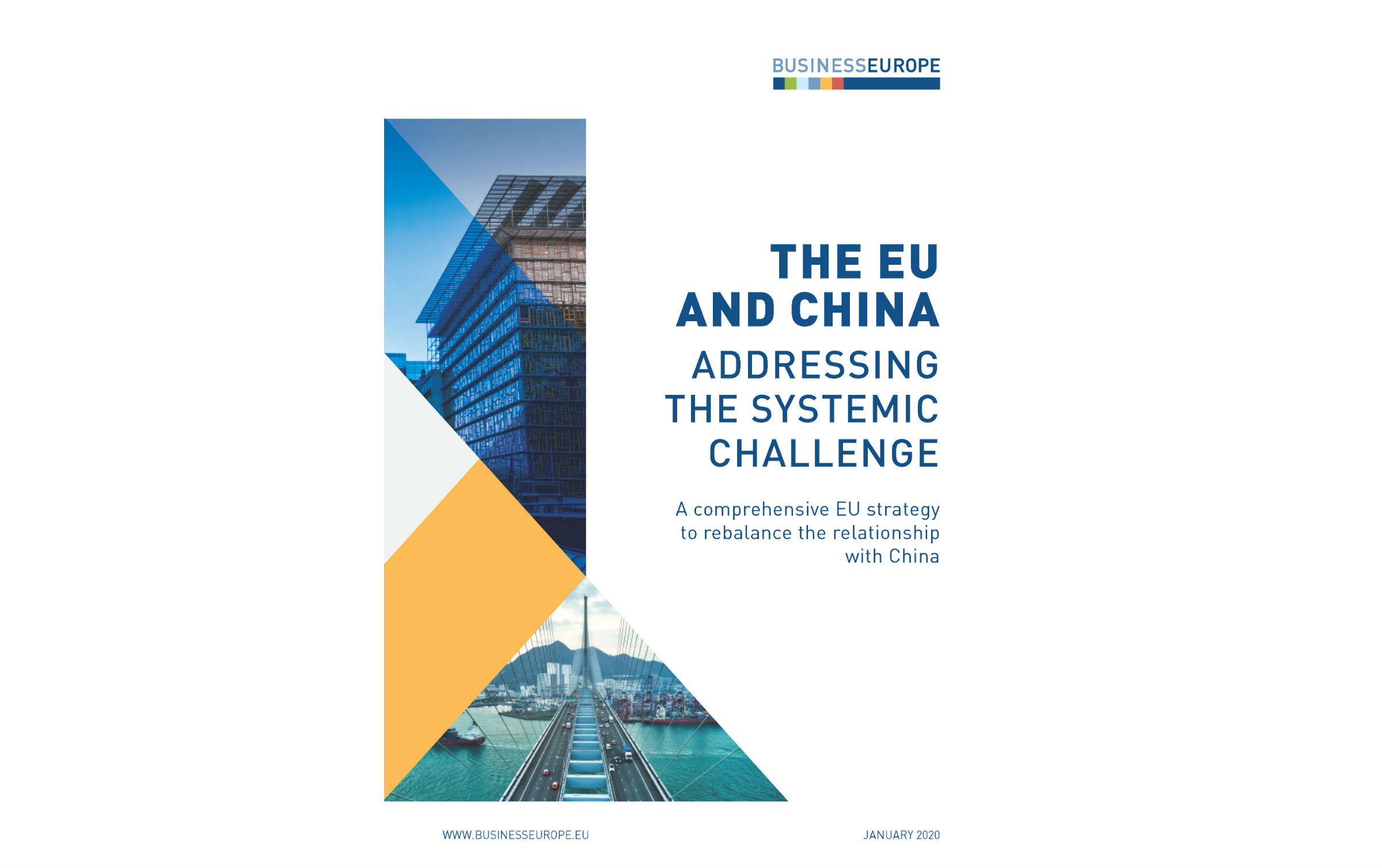 BusinessEurope: EU should fundamentally rebalance its relationship with China